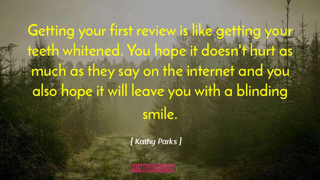 Disarms Review quotes by Kathy Parks