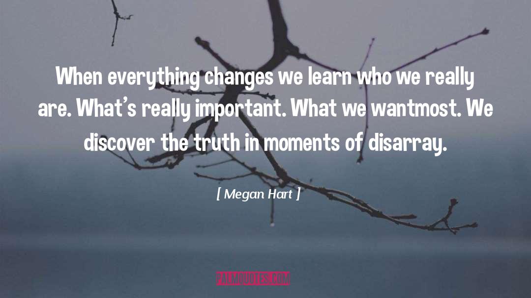 Disarray quotes by Megan Hart