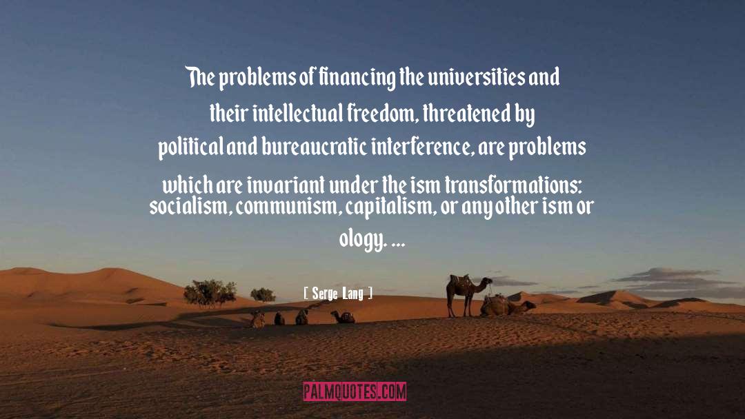 Disaster Capitalism quotes by Serge Lang