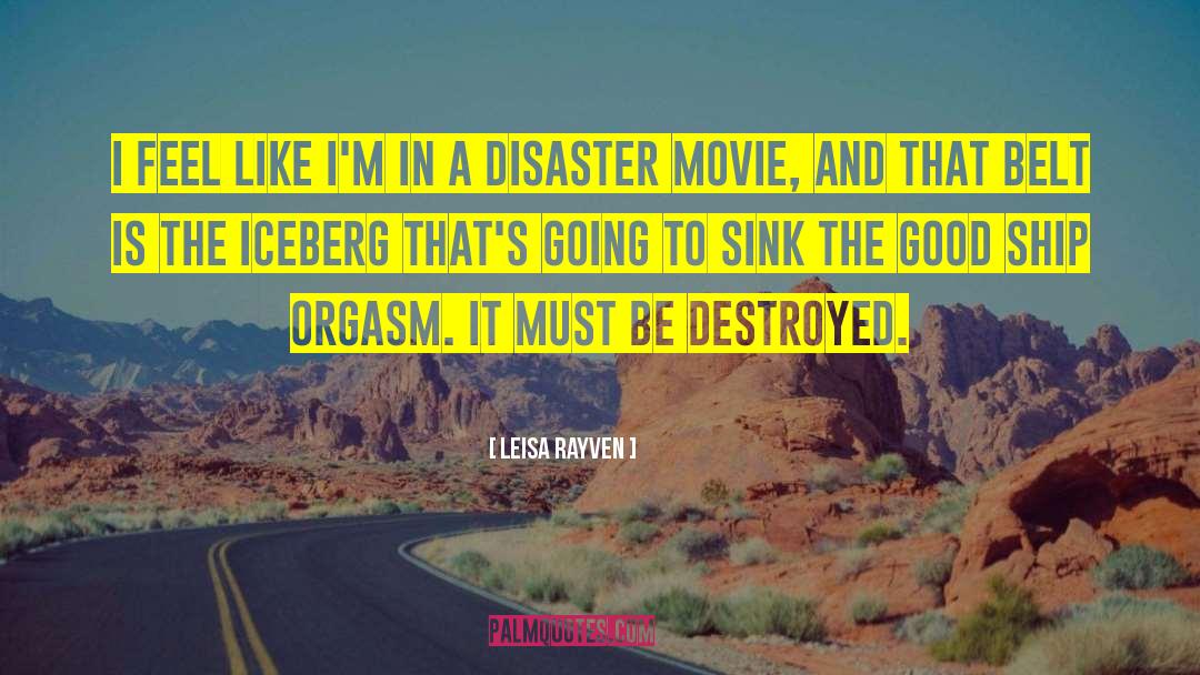 Disaster Movie quotes by Leisa Rayven