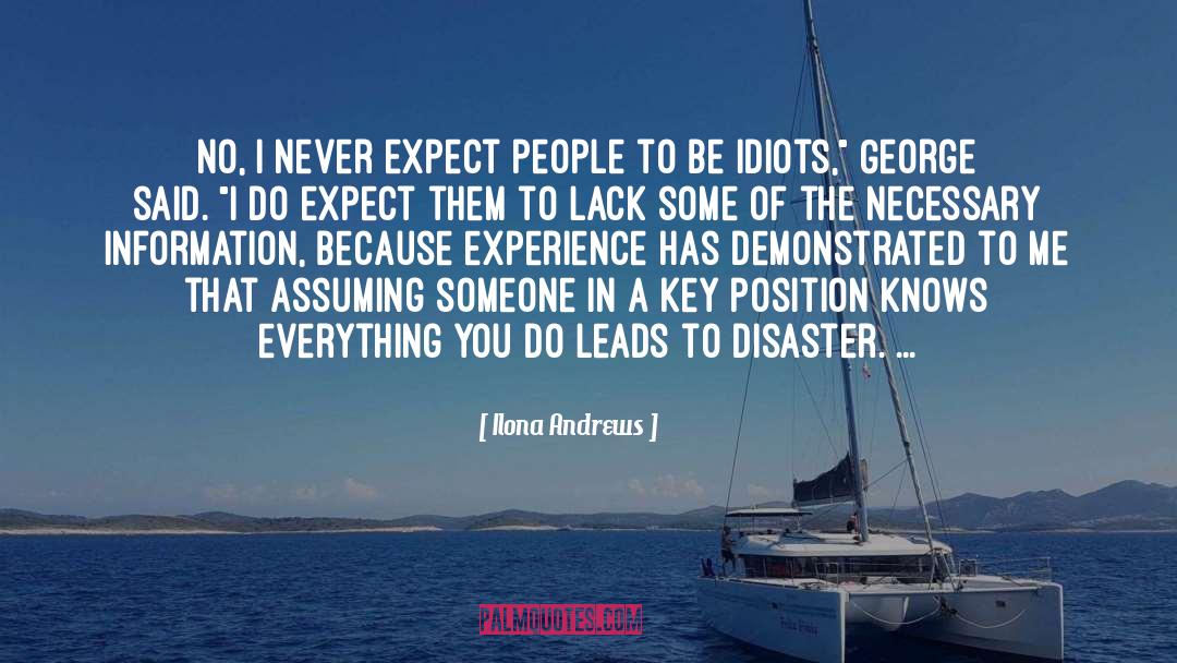 Disaster quotes by Ilona Andrews