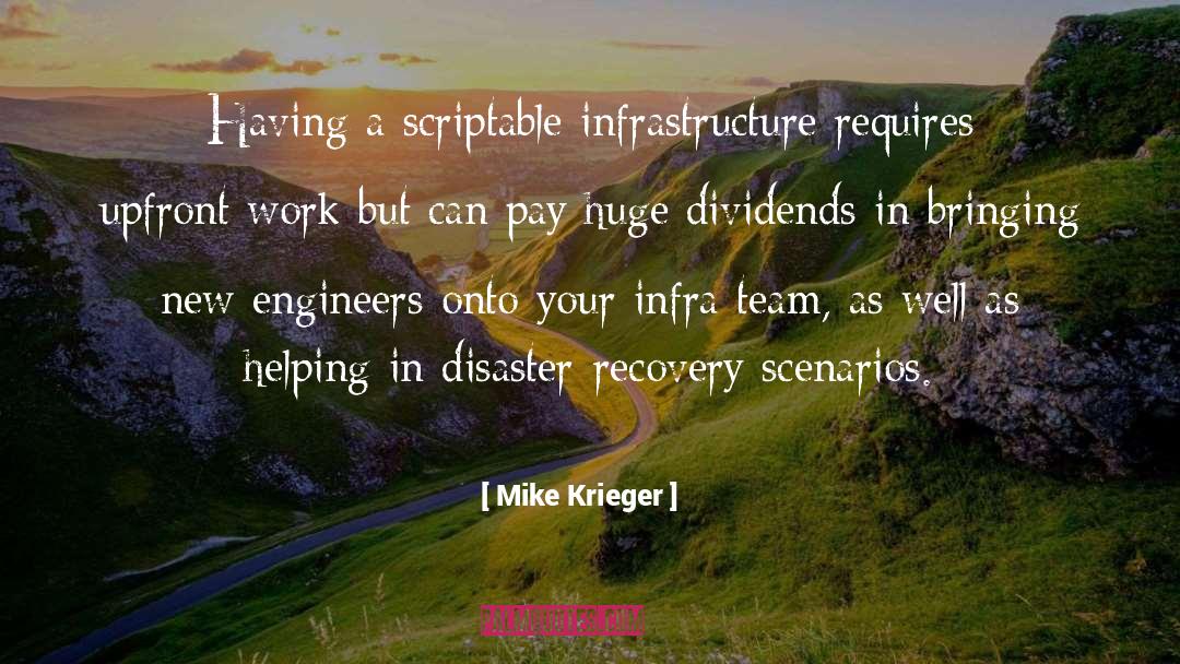 Disaster quotes by Mike Krieger