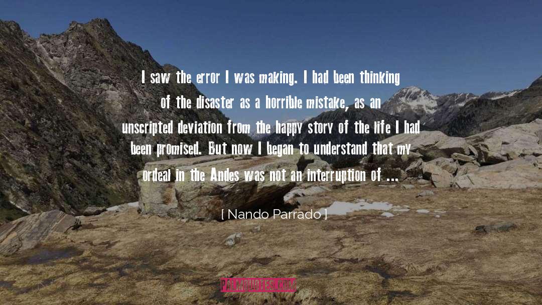 Disaster quotes by Nando Parrado