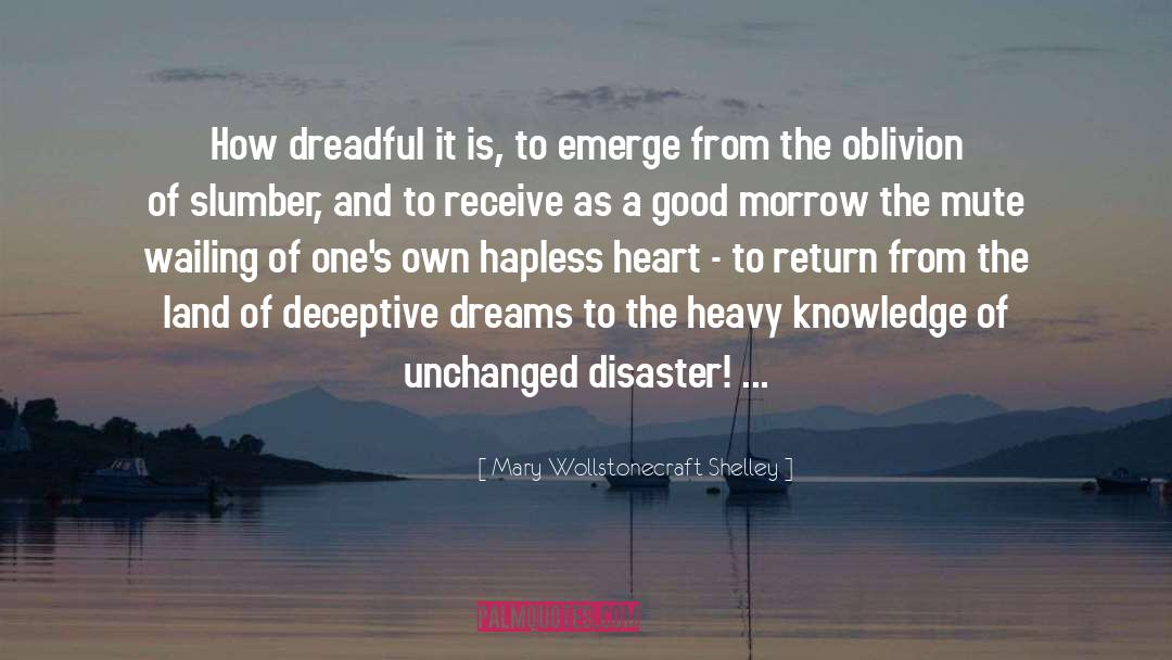 Disaster Relief quotes by Mary Wollstonecraft Shelley