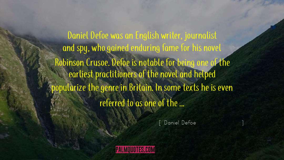 Disasterpeace Wikipedia quotes by Daniel Defoe