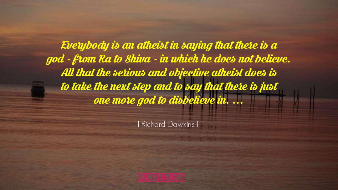Disbelieve quotes by Richard Dawkins