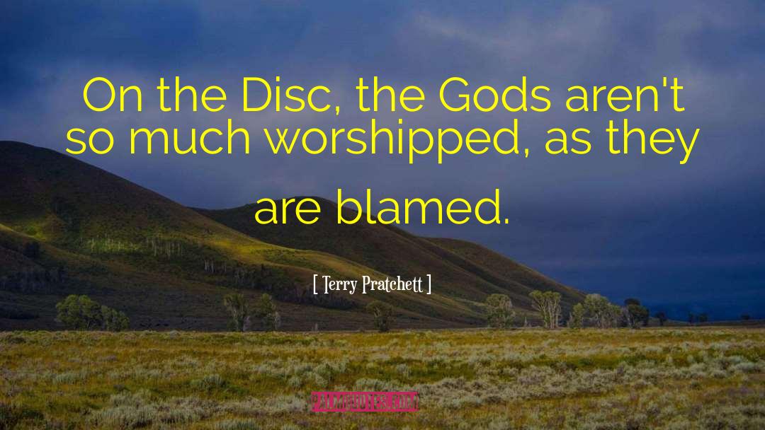 Disc quotes by Terry Pratchett