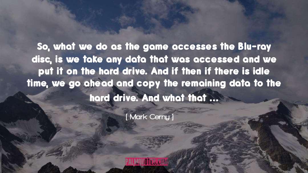 Disc quotes by Mark Cerny