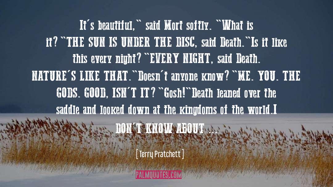 Disc quotes by Terry Pratchett