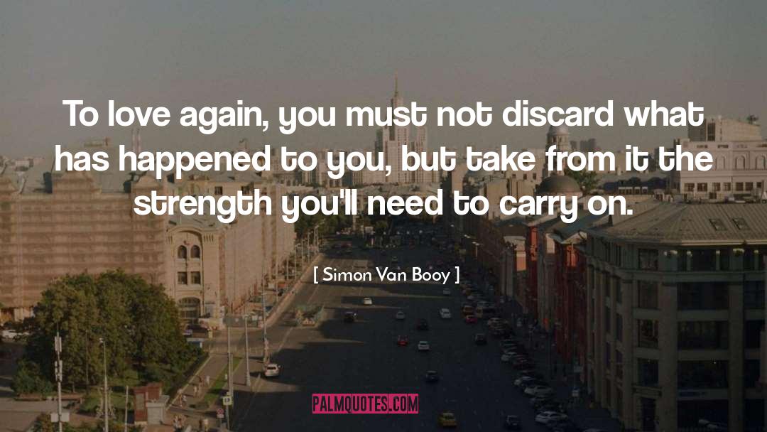 Discard quotes by Simon Van Booy