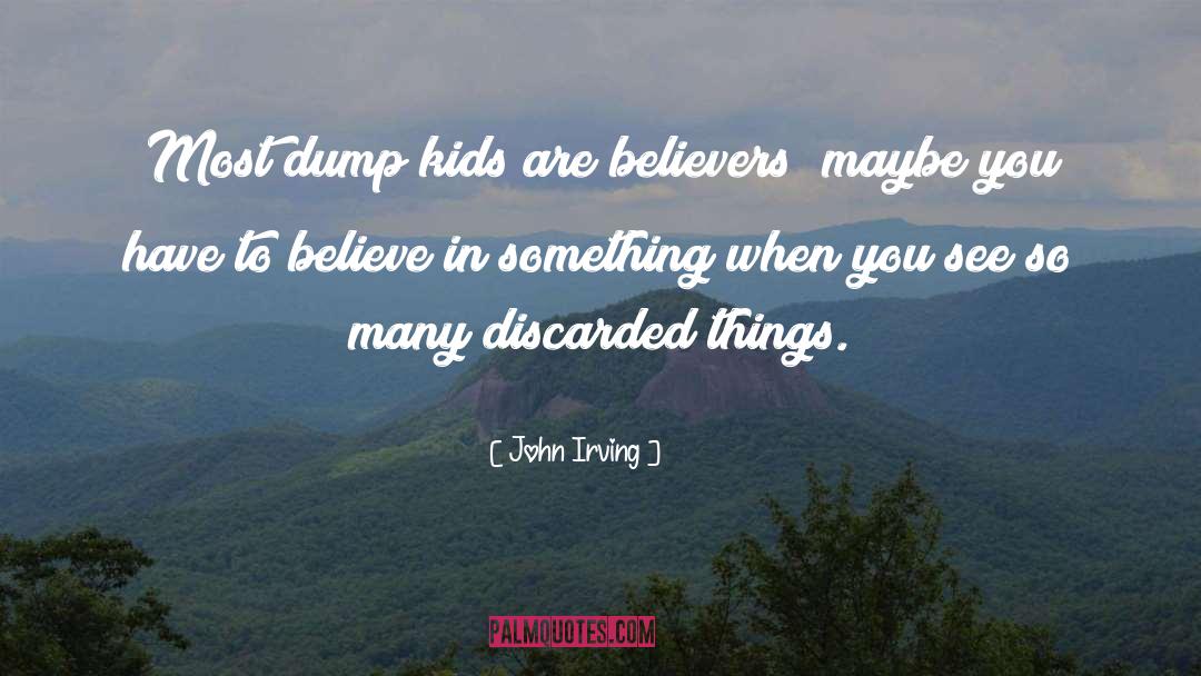 Discarded quotes by John Irving