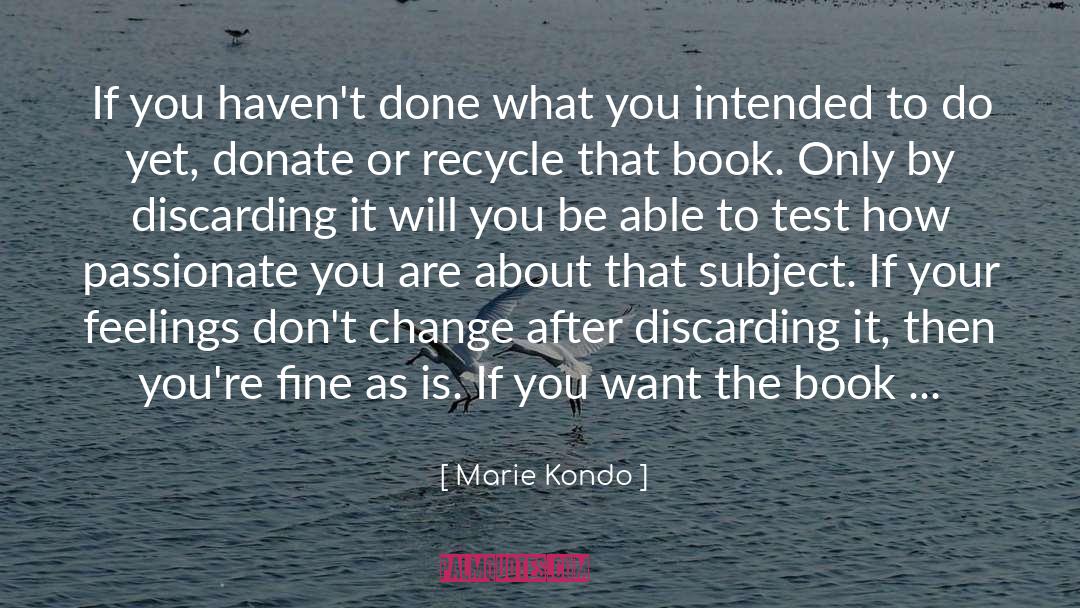 Discarding quotes by Marie Kondo