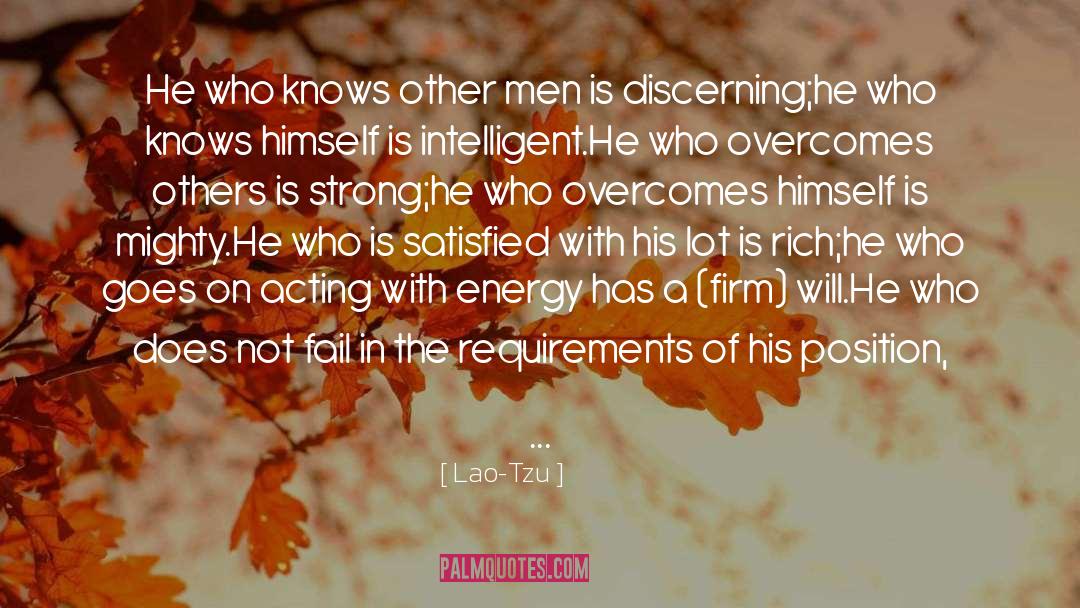 Discerning quotes by Lao-Tzu