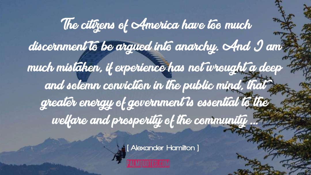 Discernment quotes by Alexander Hamilton