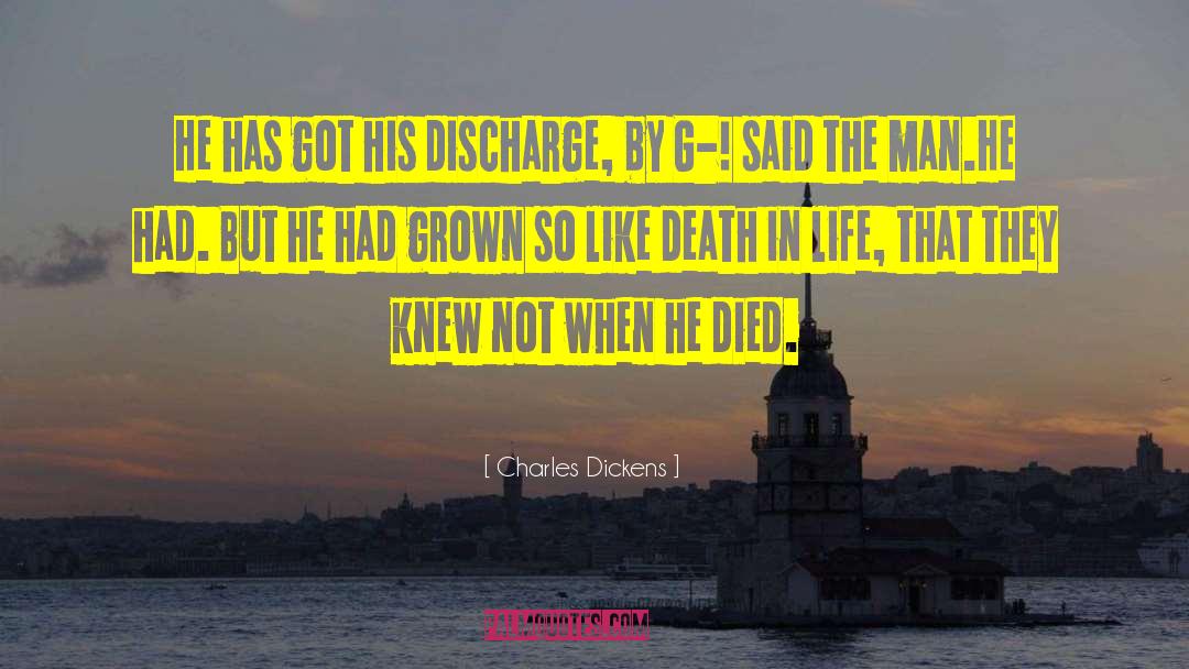 Discharge quotes by Charles Dickens