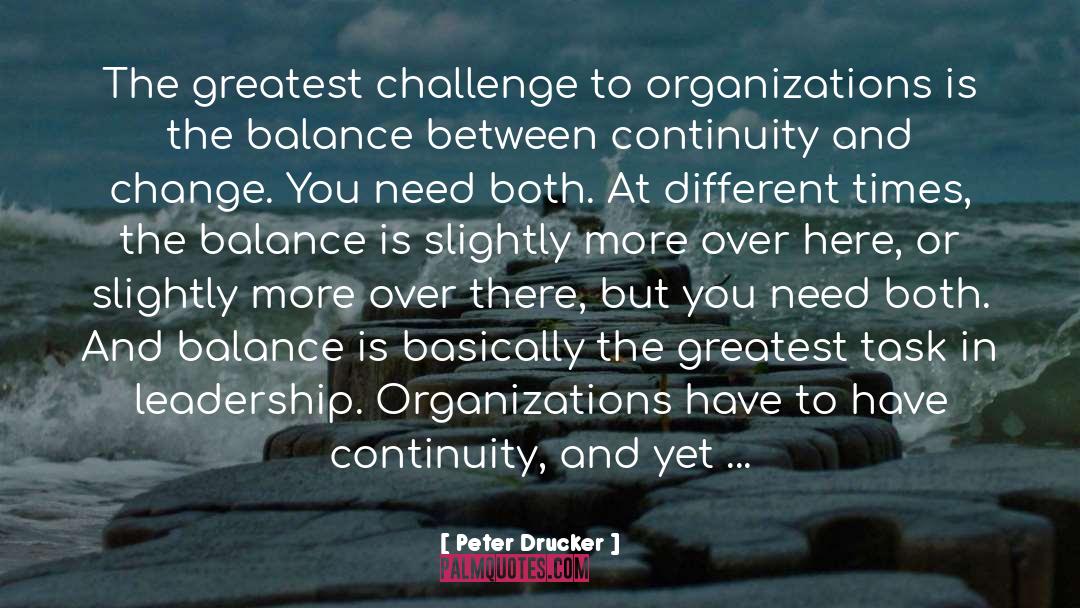 Discipleship Continuity quotes by Peter Drucker
