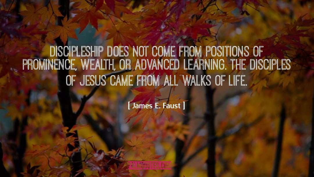 Discipleship quotes by James E. Faust
