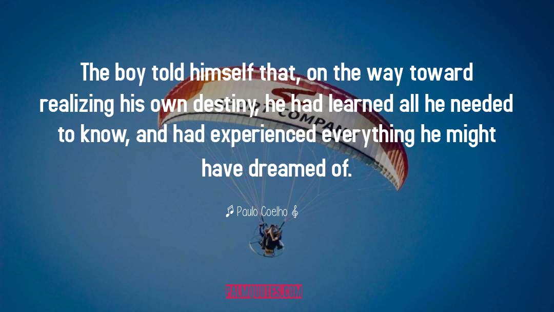 Discipline And Destiny quotes by Paulo Coelho