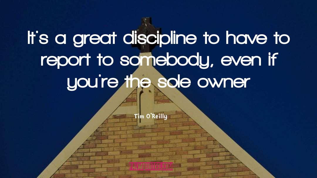 Discipline Breach quotes by Tim O'Reilly