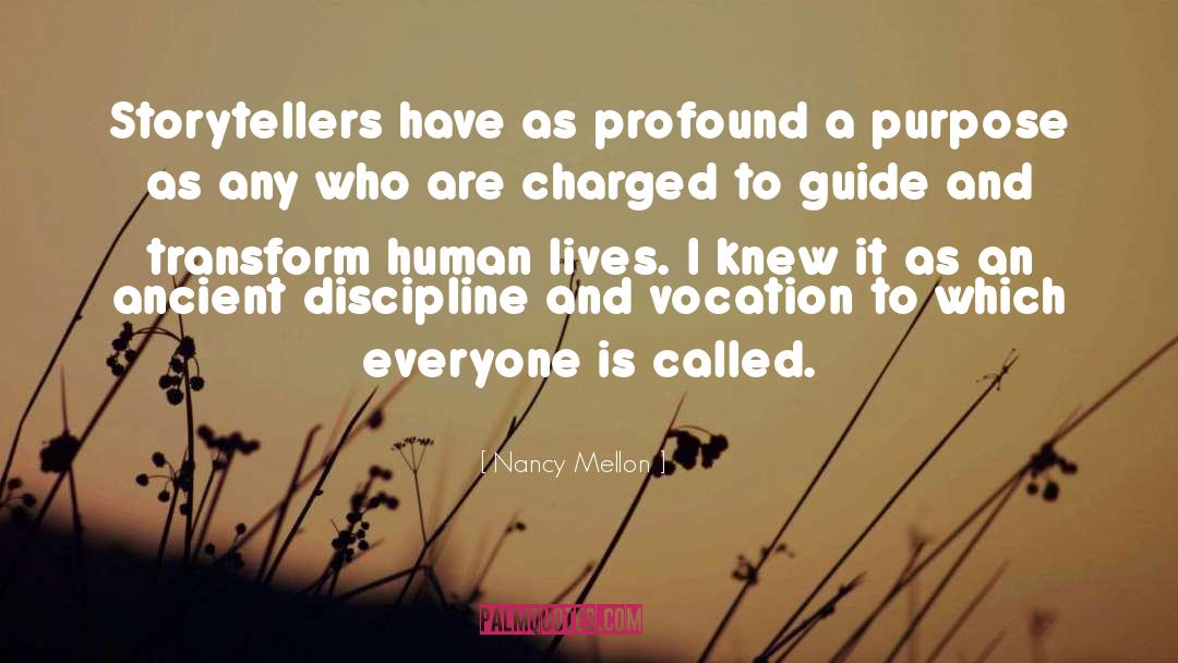 Discipline quotes by Nancy Mellon