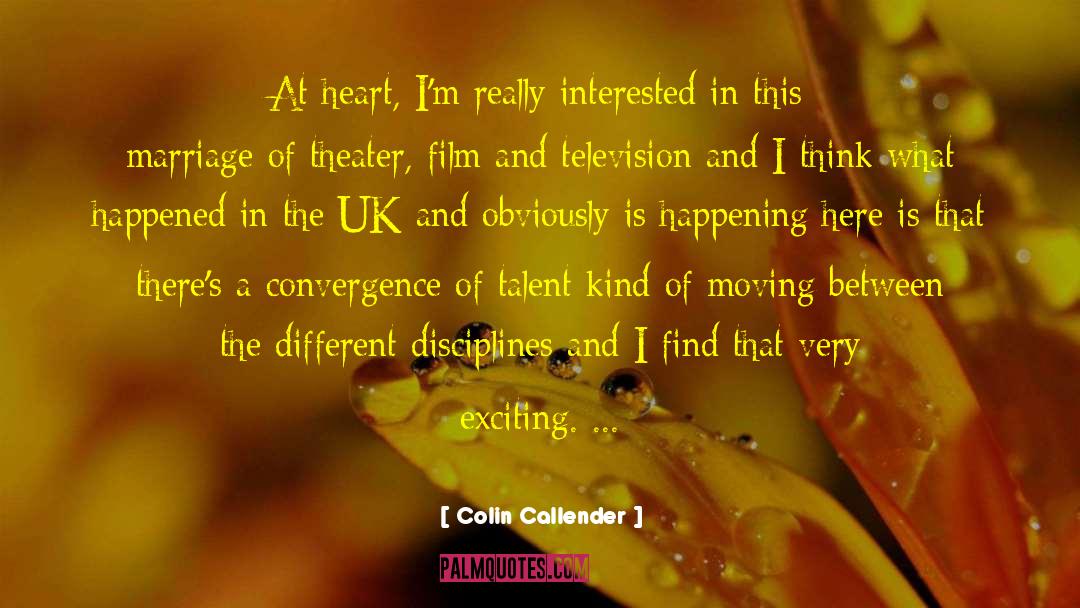 Disciplines quotes by Colin Callender