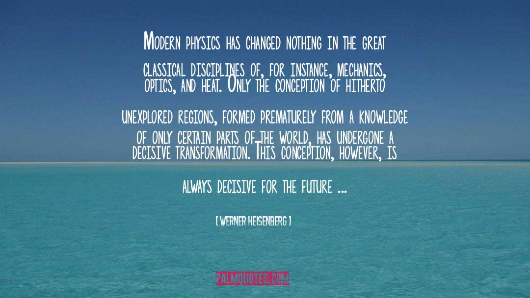 Disciplines quotes by Werner Heisenberg