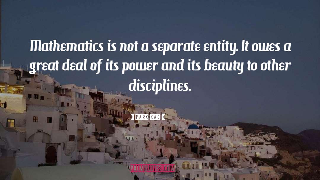 Disciplines quotes by Mark Kac