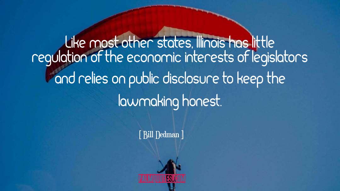 Disclosure quotes by Bill Dedman