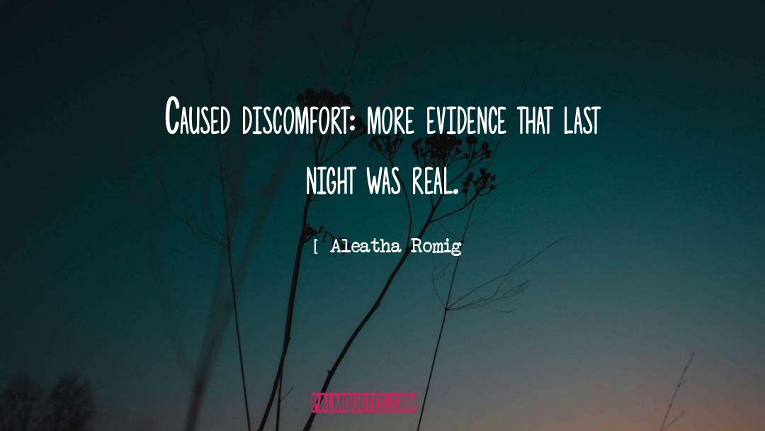 Discomfort quotes by Aleatha Romig