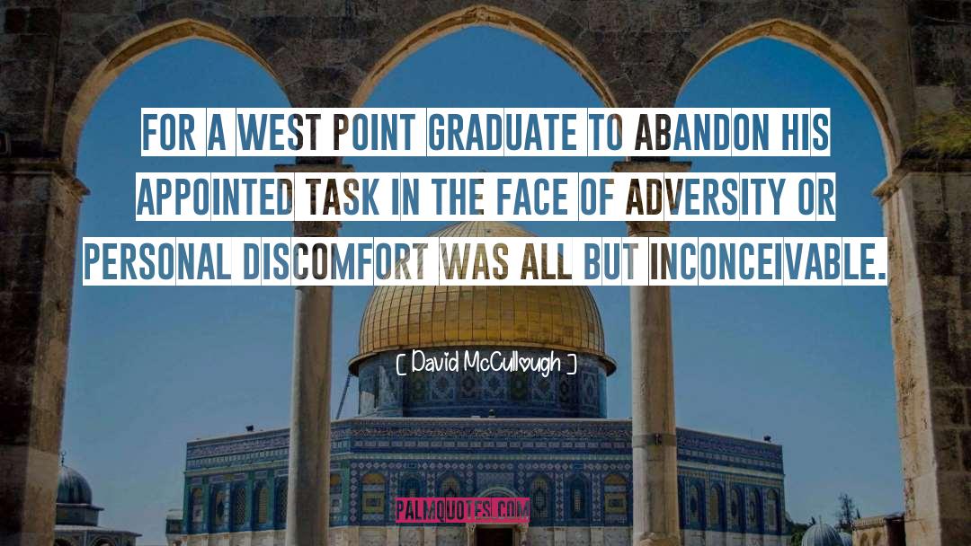 Discomfort quotes by David McCullough