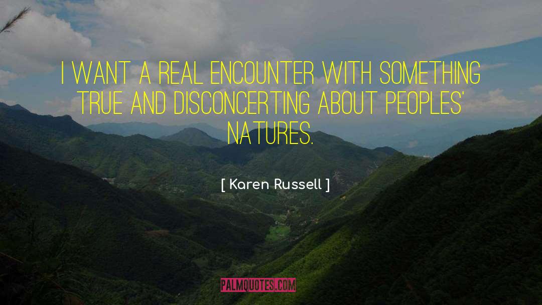 Disconcerting quotes by Karen Russell