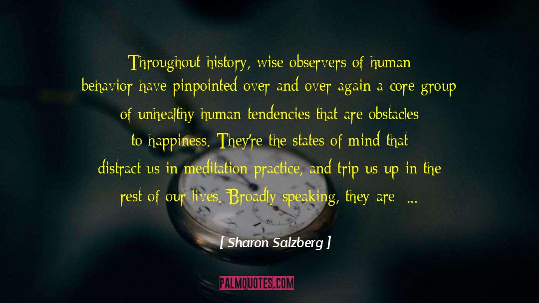 Disconnecting quotes by Sharon Salzberg