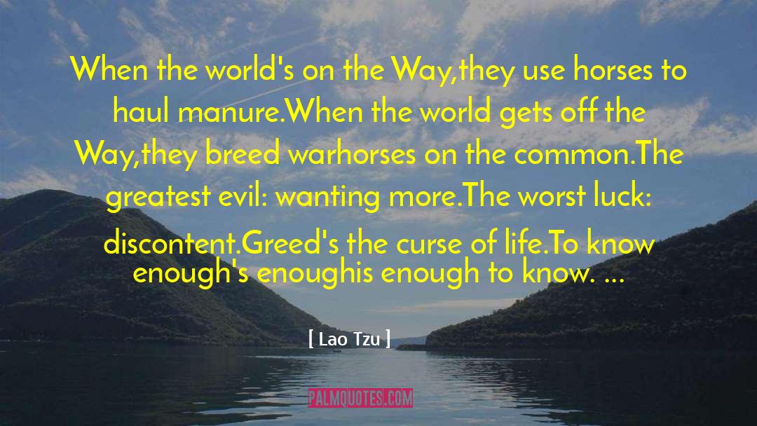 Discontent quotes by Lao Tzu