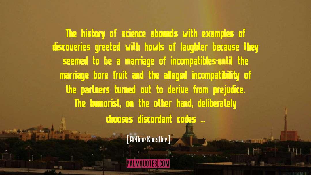 Discordant quotes by Arthur Koestler