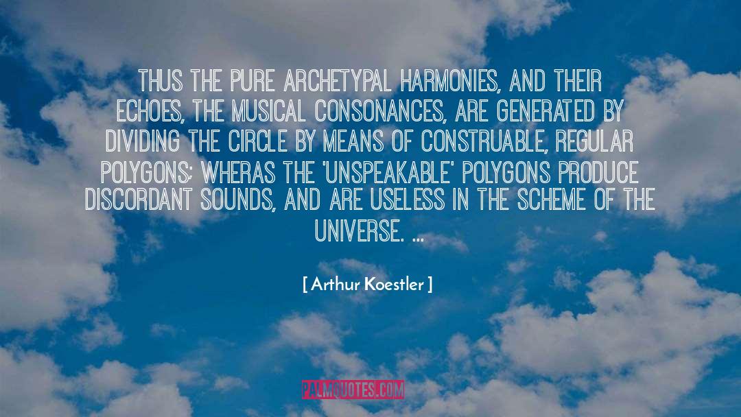 Discordant quotes by Arthur Koestler