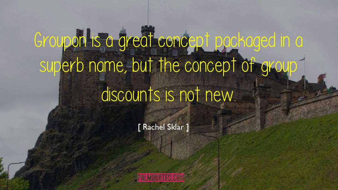 Discounts quotes by Rachel Sklar