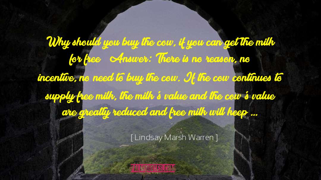 Discounts quotes by Lindsay Marsh Warren