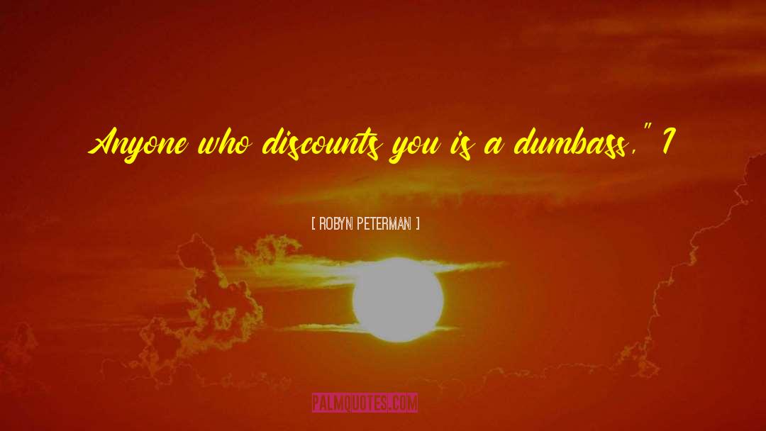 Discounts quotes by Robyn Peterman