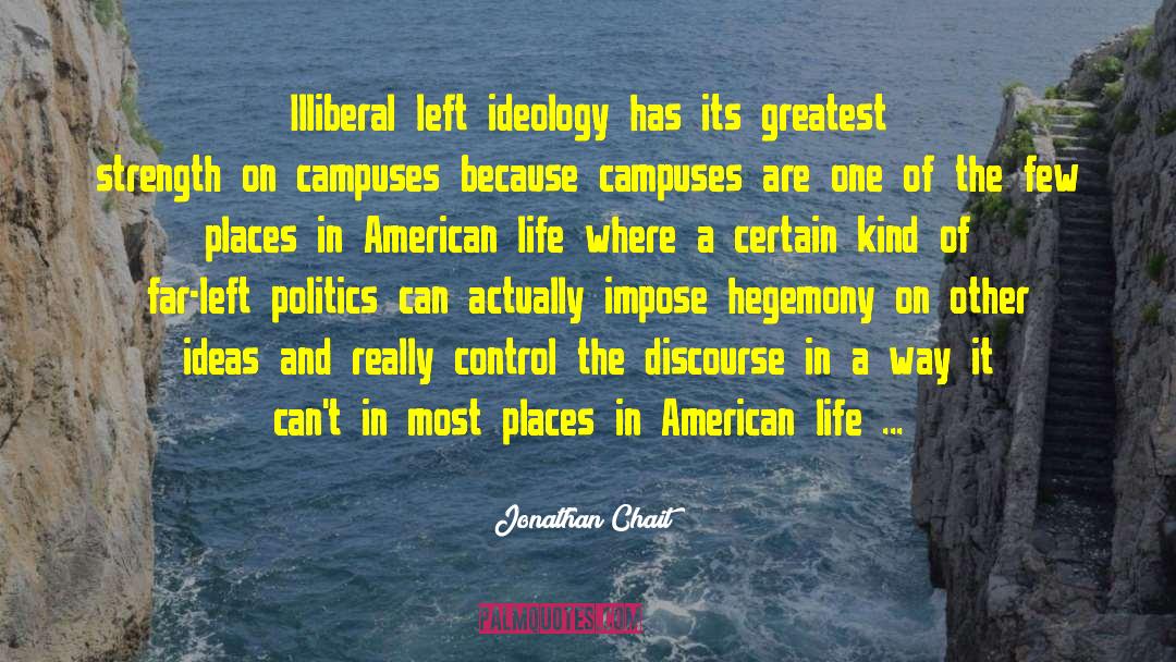 Discourse quotes by Jonathan Chait