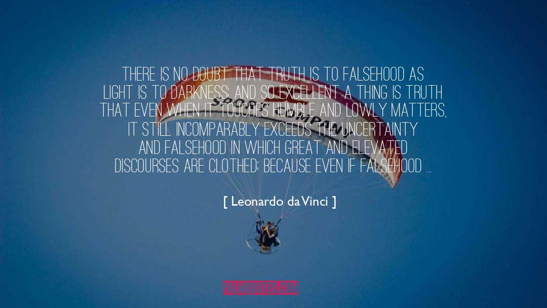Discourses quotes by Leonardo Da Vinci