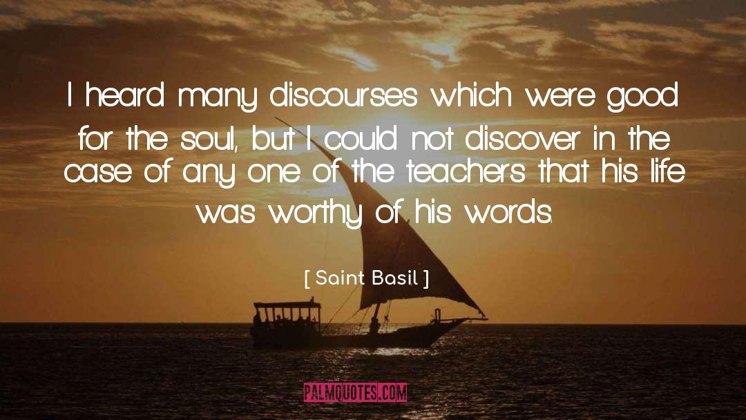 Discourses quotes by Saint Basil