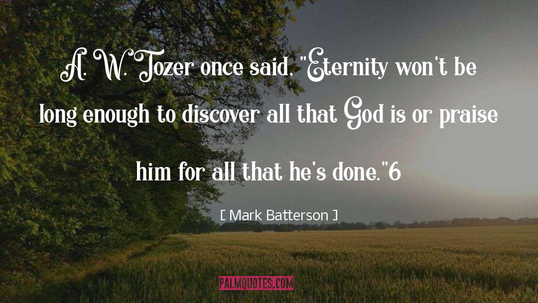 Discover Oneself quotes by Mark Batterson