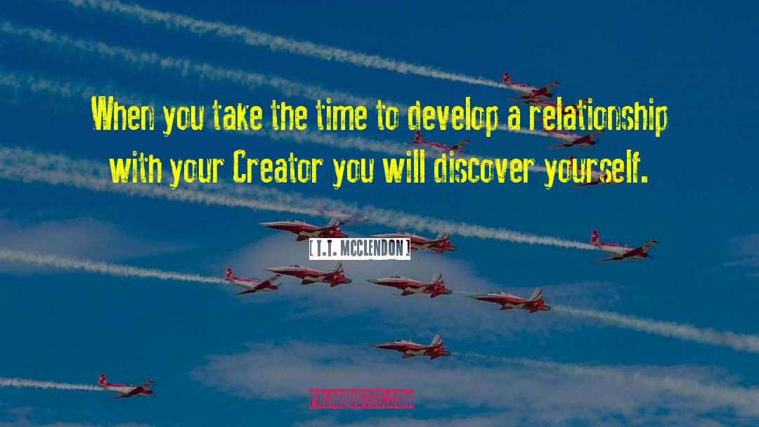 Discover Yourself quotes by T.T. McClendon