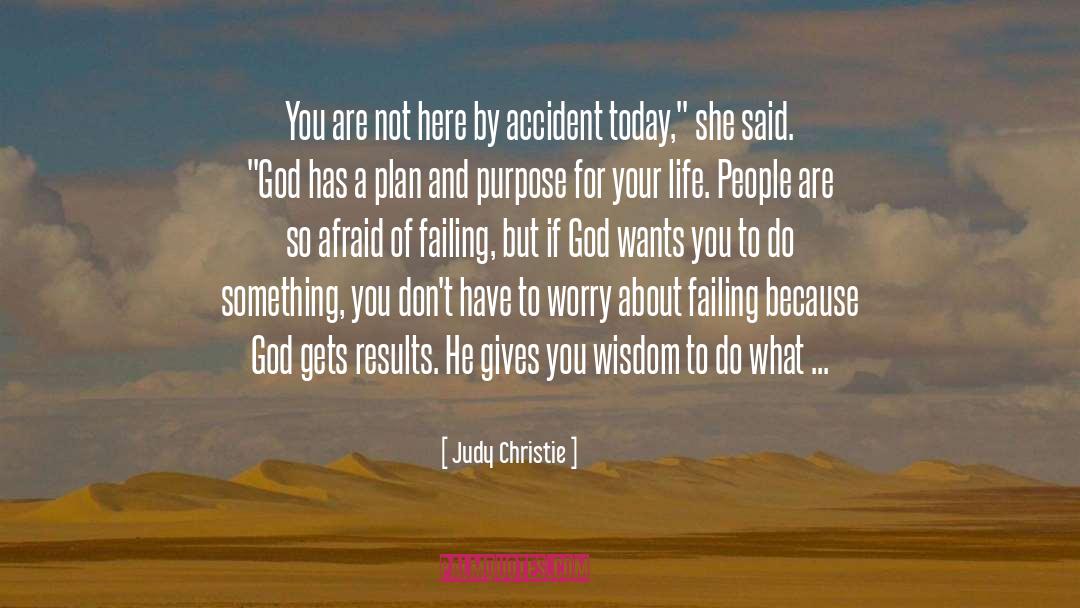 Discovering God quotes by Judy Christie