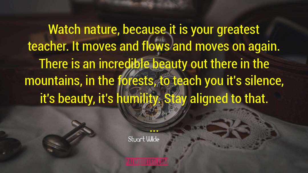 Discovering Nature quotes by Stuart Wilde