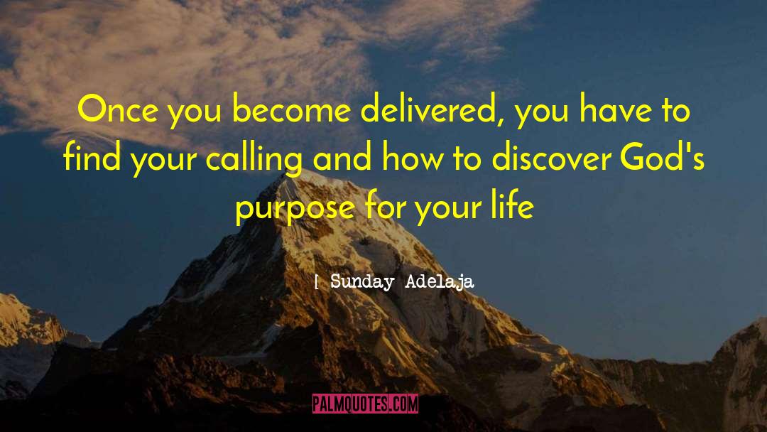 Discovering Purpose quotes by Sunday Adelaja