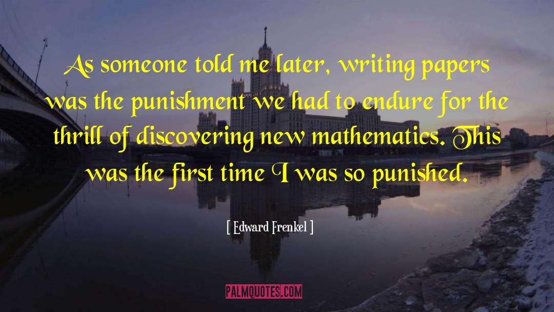 Discovering quotes by Edward Frenkel