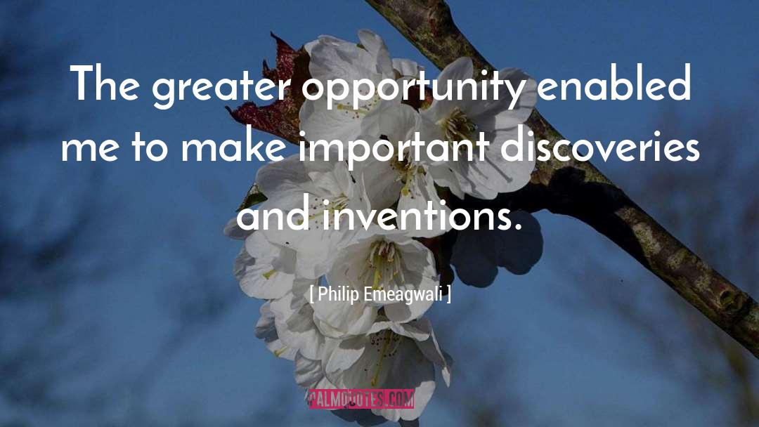 Discovery And Invention quotes by Philip Emeagwali