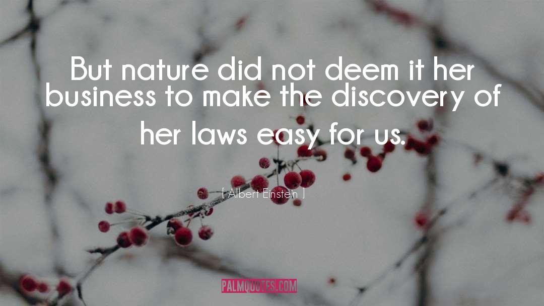 Discovery Law quotes by Albert Einstein