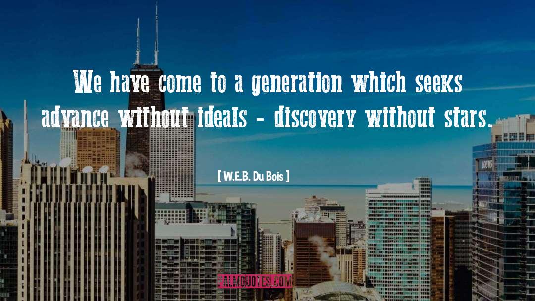 Discovery quotes by W.E.B. Du Bois